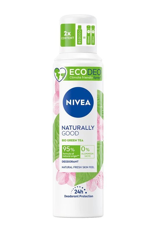 NIVEA Spray Naturally Good Green Tea 125Ml