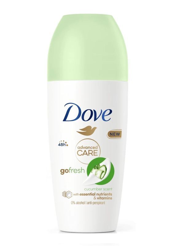 DOVE Roll On Go Fresh - Cucumber 50Ml