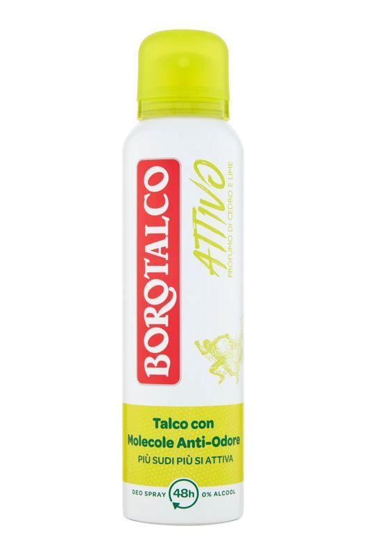 BOROTALCO Spray Attivo Cedro E Lime 150Ml