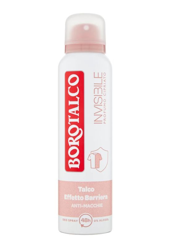 BOROTALCO Spray Unsichtbar Pulverförmig 150Ml