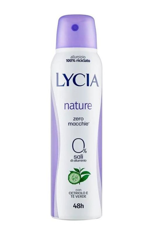 LYCIA Spray Nature Zero Macchie Cetriolo E Tè Verde 150Ml
