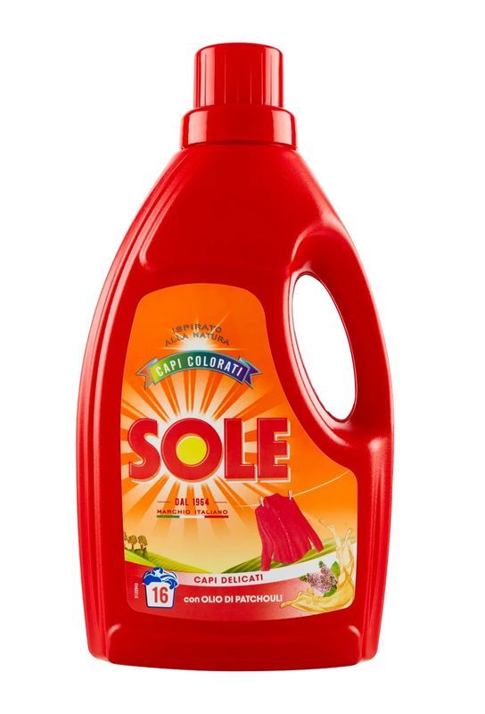 SOLE Detersivo Liquido Colorati 1000Ml