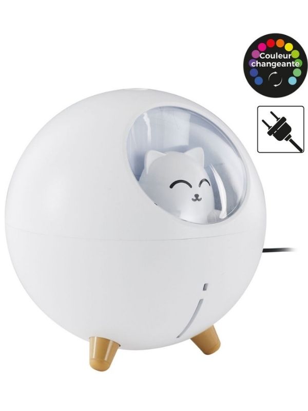 Diffusore Per Ambienti Cat Con Luci Led 