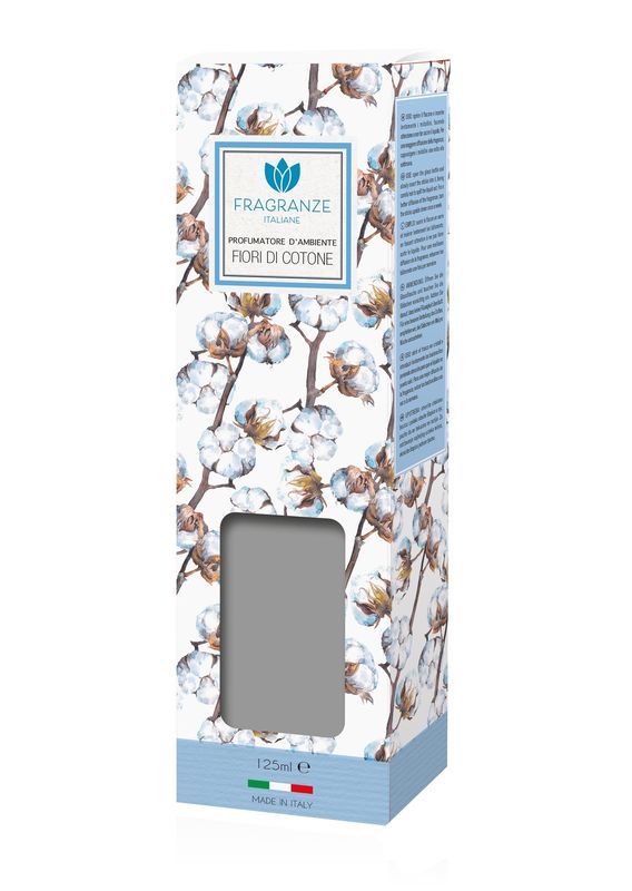 Diffuseur De Parfum Avec Osier Fleurs De Coton 125Ml