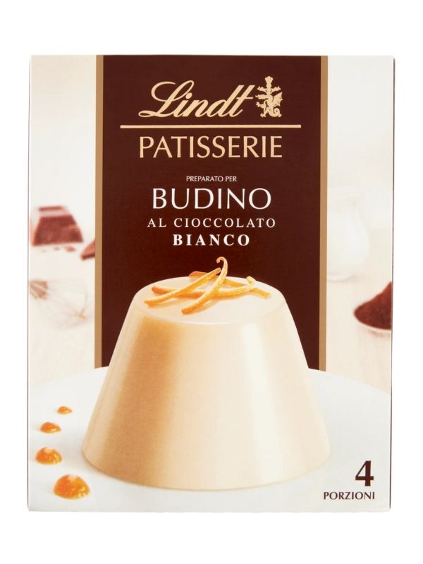 LINDT Patisserie Preparato Per Budino Al Cioccolato Bianco 95G