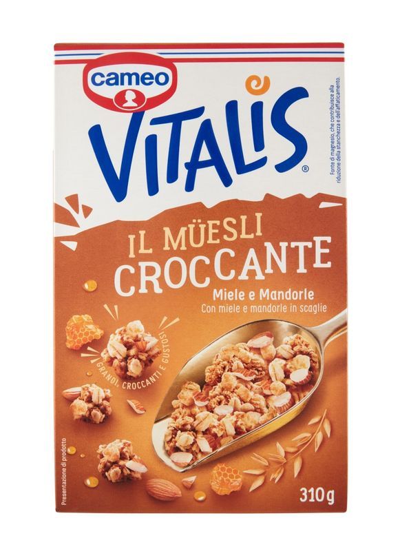 CAMEO Vitalis Müesli Croccante Con Miele E Mandorle 310G