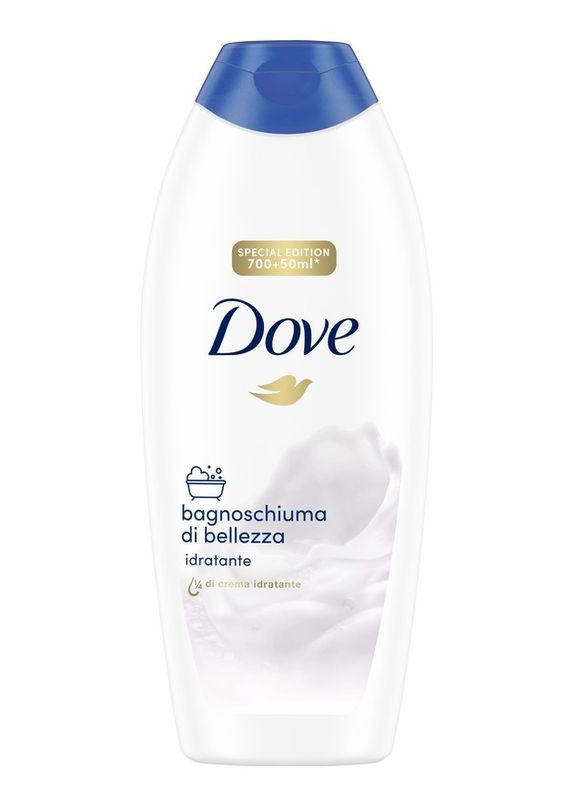 DOVE Bagno Schiuma Crema Idratante 750Ml