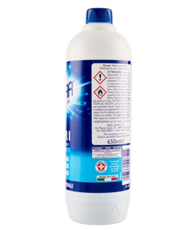 QUASAR Detergente Vetri Ricarica 650Ml