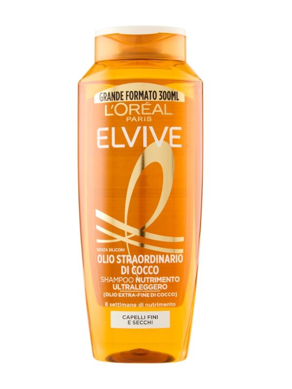 L'OREAL Elvive Shampoo Feines Und Trockenes Haar Kokosöl 300Ml