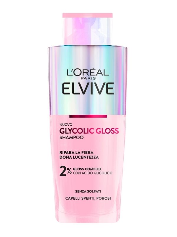 L'OREAL Elvive Shampoo Capelli Spenti Acido Glicolico 200Ml