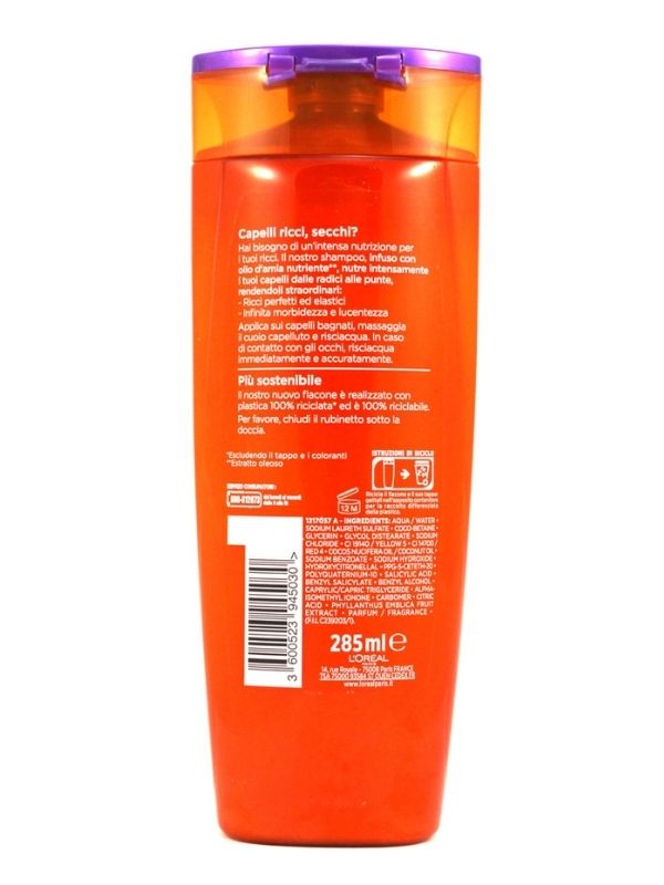 L'OREAL Elvive Shampoo Ricci Sublimi Olio D'Amla 285Ml