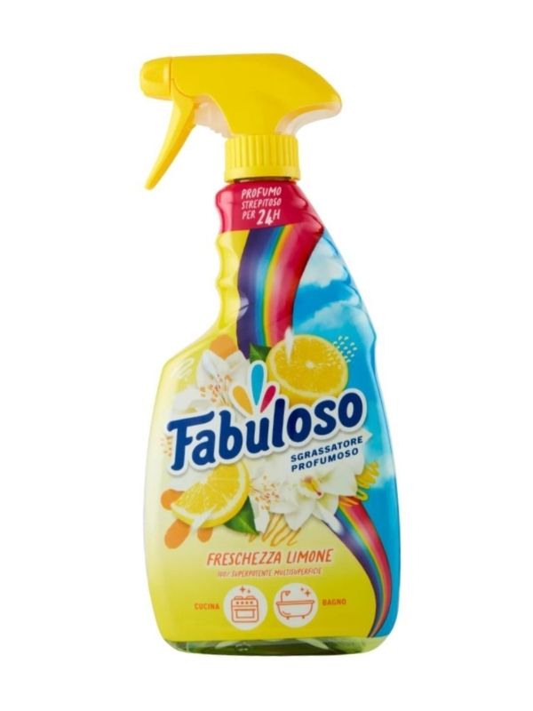 FABULOSO Spray Sgrassatore Freschezza Limone 600Ml