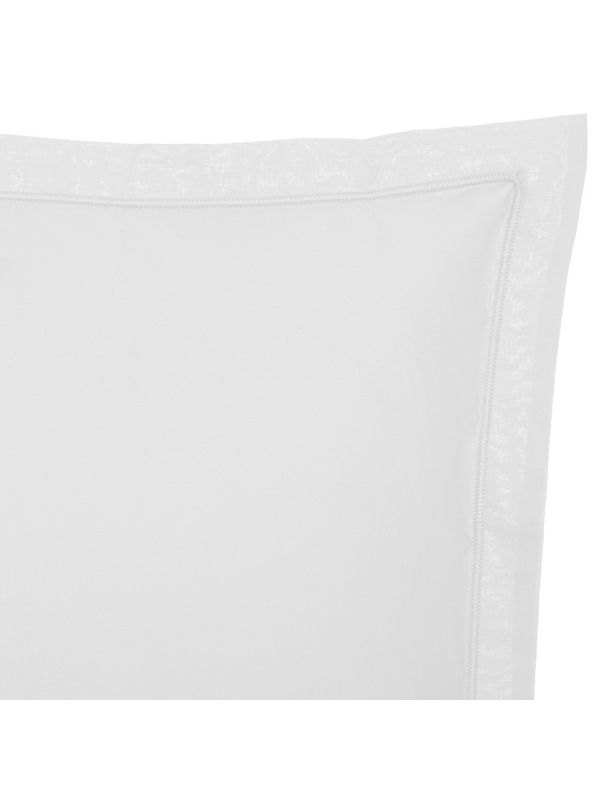 Taie D'Oreiller En Coton Blanc 50X70Cm
