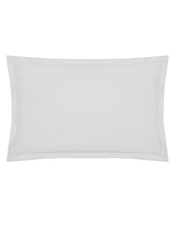 Taie D'Oreiller En Coton Blanc 50X70Cm