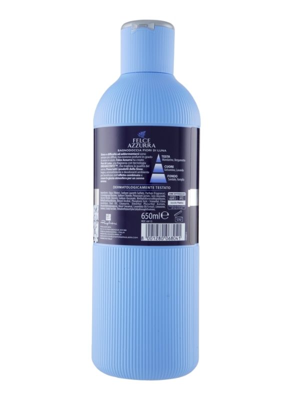 FELCE AZZURRA Bain Douche Fleur De Lune Essence Relaxante 650Ml