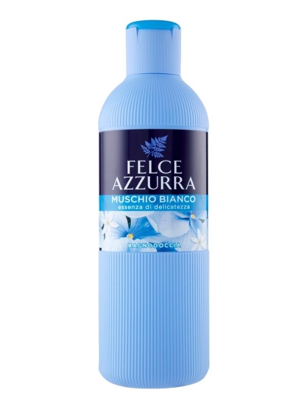 FELCE AZZURRA Bain Douche Musc Blanc Essence De Délicatesse 650Ml