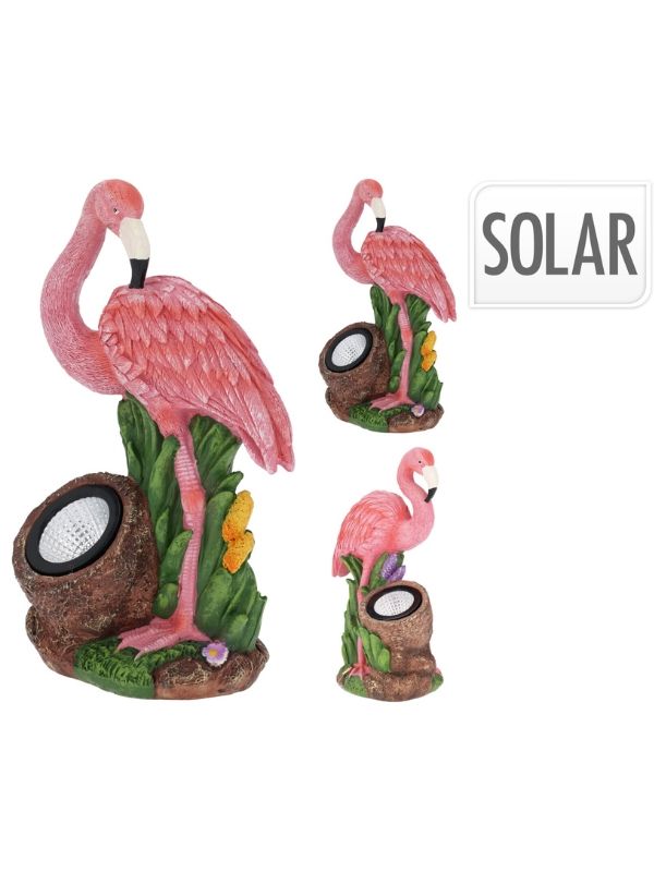Lampe solaire Flamingo 24x14 - Assortiment