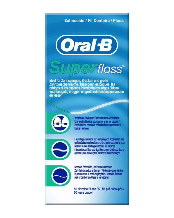 ORAL B Fil Dentaire Super Floss 