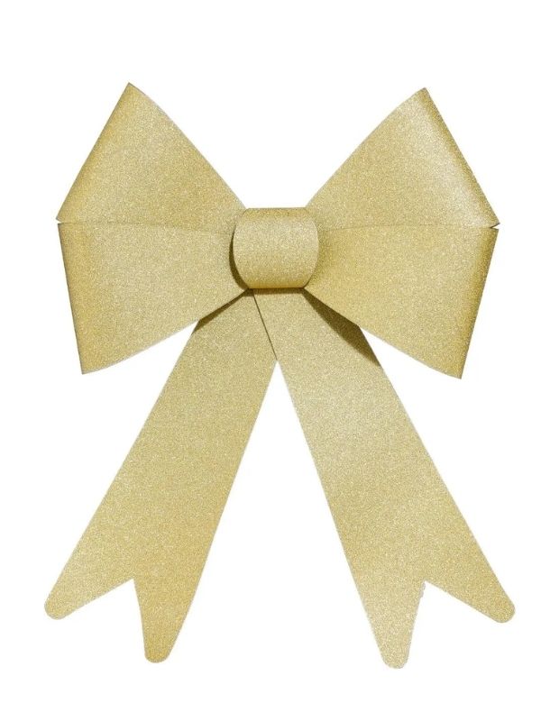 Fiocco Natalizio Oro 30Cm