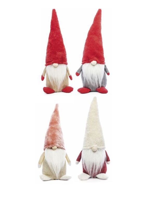 Gnomo Di Natale 16X12X38Cm - Decorazione Natalizia