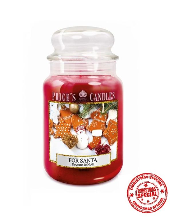 Candela profumata In Giara Grande For Santa 630G - Profumatore Per Ambienti