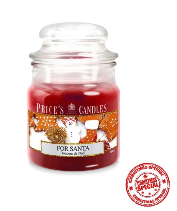 Candela profumata In Giara Piccola For Santa 100G - Profumatore Per Ambienti