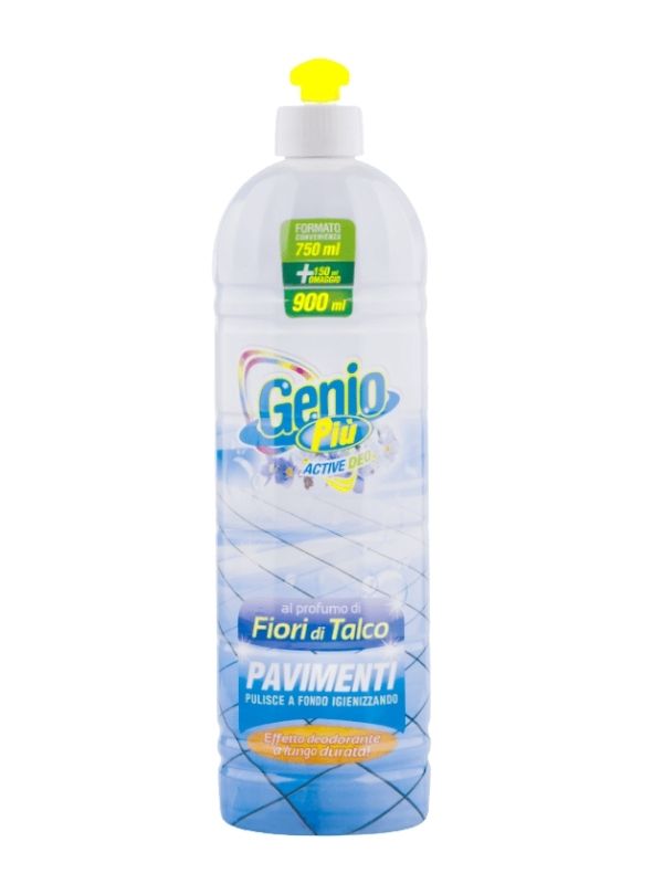 GENIO Nettoyeur De Sol Fleurs De Talc 900Ml