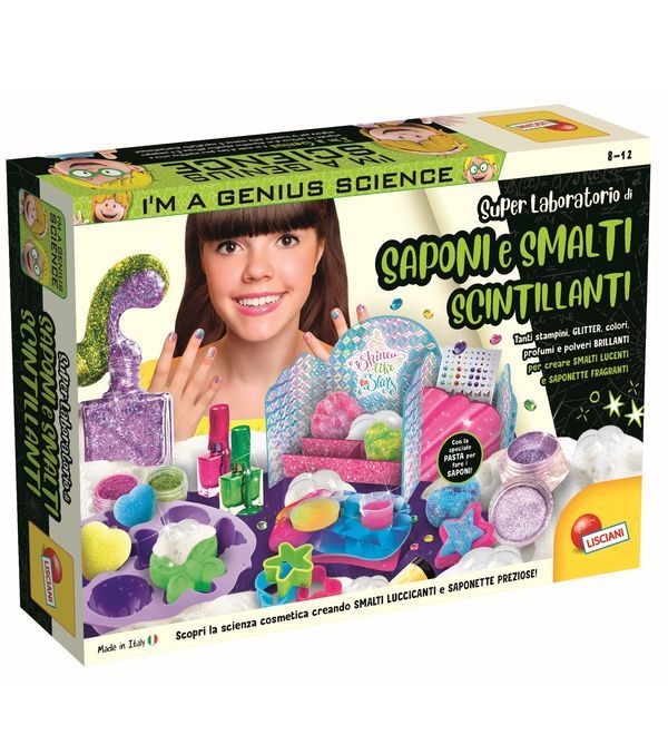 I'M A GENIUS Super Laboratorio Di Saponi E Smalti Scintillanti