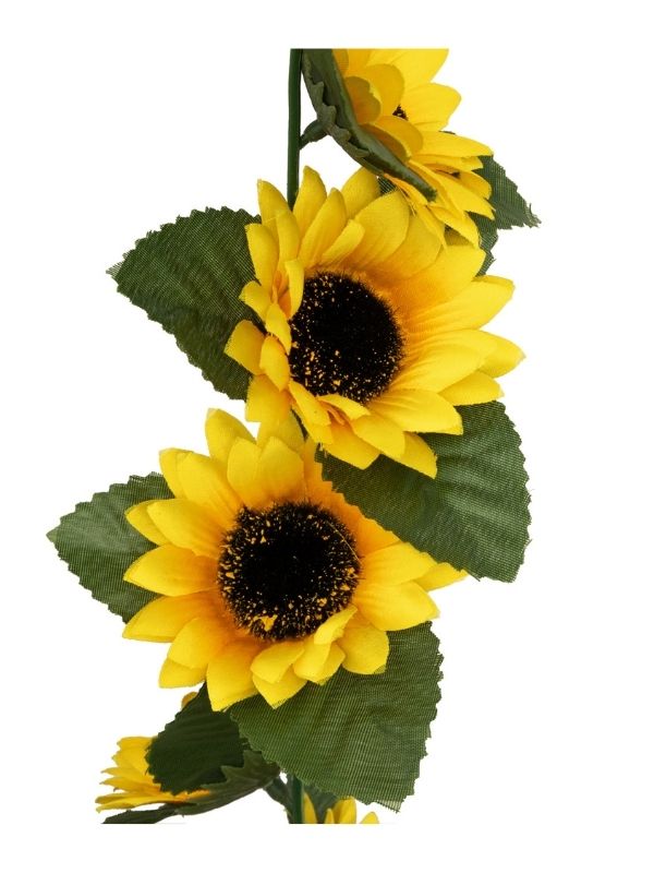 Pianta Artificiale Déco Ghirlanda Di Girasoli Naki 230Cm
