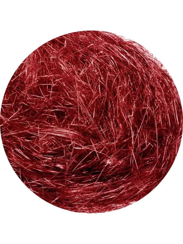 Weihnachtskranz Engelshaar Rot 50G