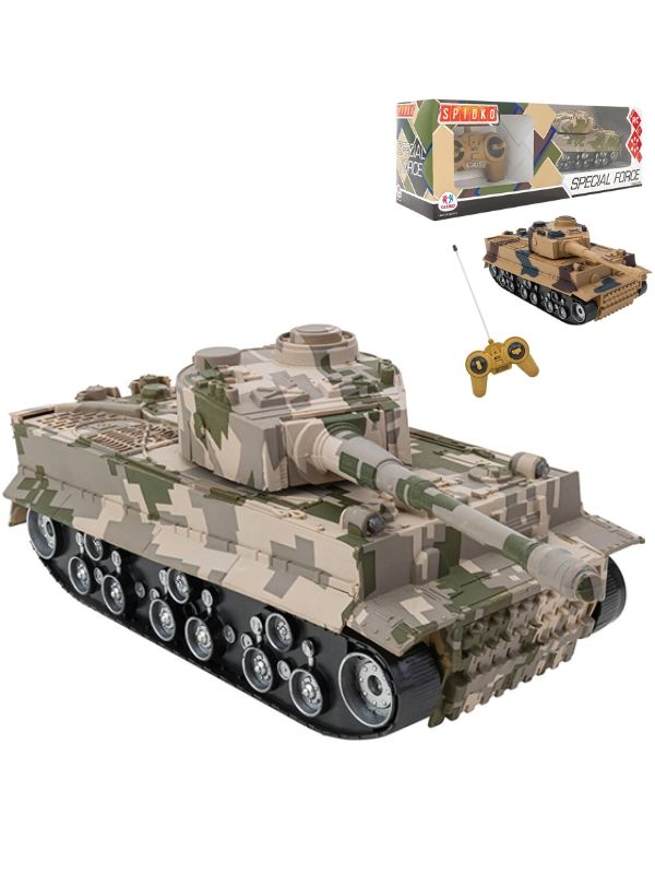 Jeu D'Enfant Char D'Assaut Radiocommandé Avec Lumières Et Sons - Assortis