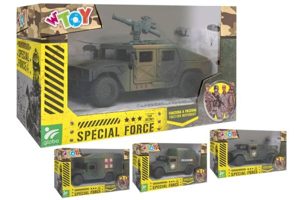 Macchinine Militari A Frizione Per Bambini 30Cm