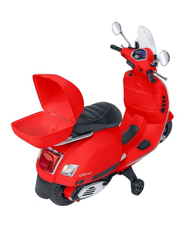 Moto Elettrica Per Bambini Vespa GTS 12V - Rossa