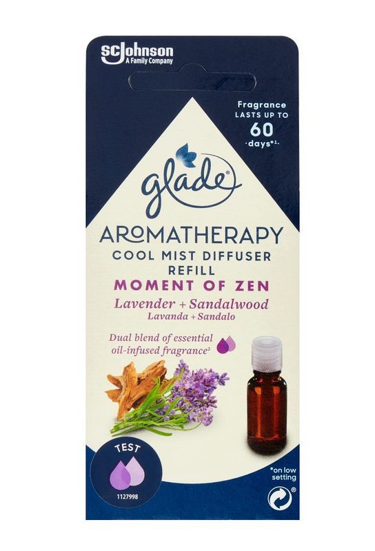 GLADE Aromatherapy Ricarica Per Diffusore Di Oli Essenziali Lavanda E Sandalo 18Ml