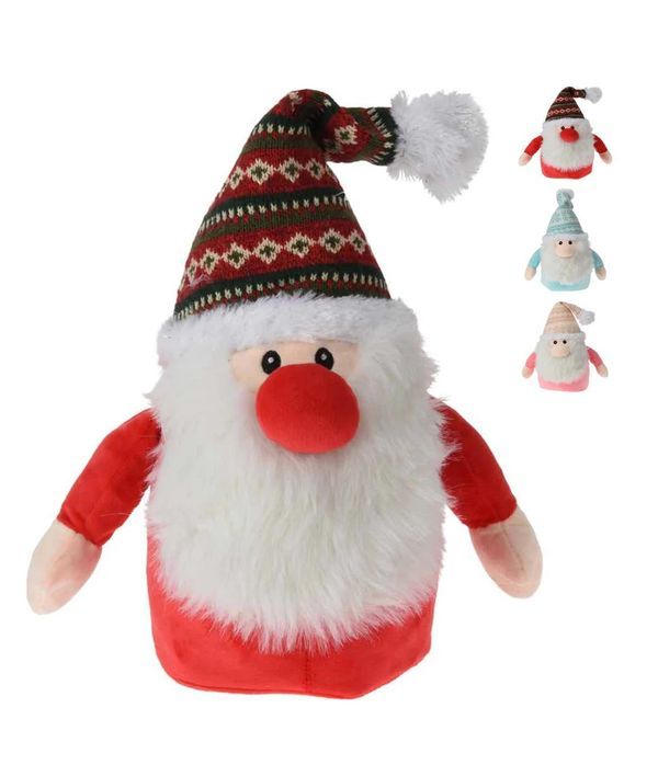 Peluche Babbo Natale 25Cm - Assortito