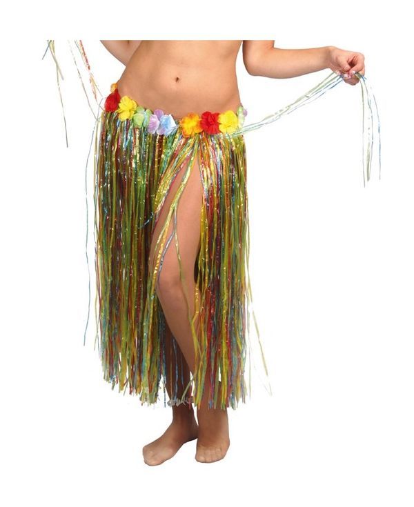 Gonna Hawaiana Di Carnevale Multicolore - Da Moreno
