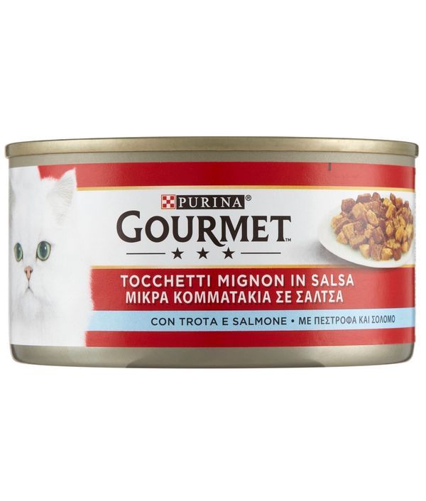 GOURMET Nassfutter Forelle Und Lachs 195G