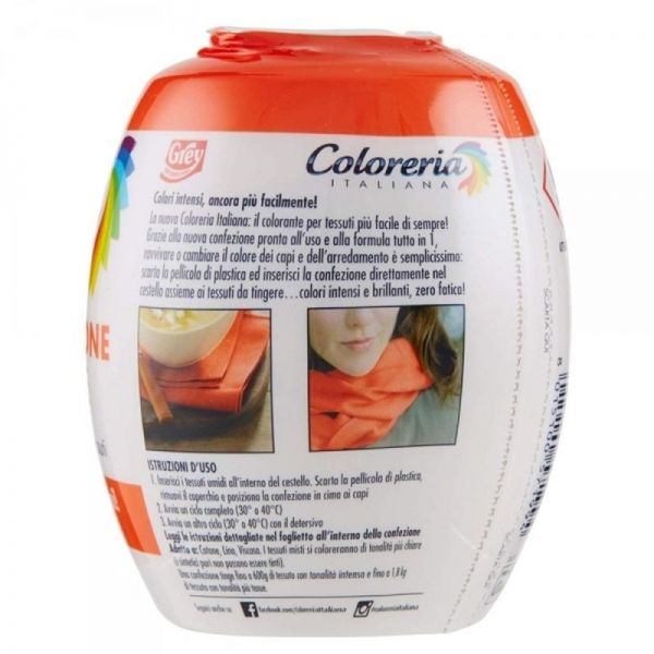 Grey Coloreria Colorante Per Tessuti - Arancione Brillante 350g
