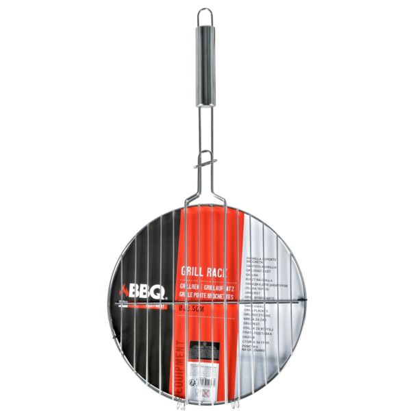 Barbecue rond double avec poignée 28,5 cm