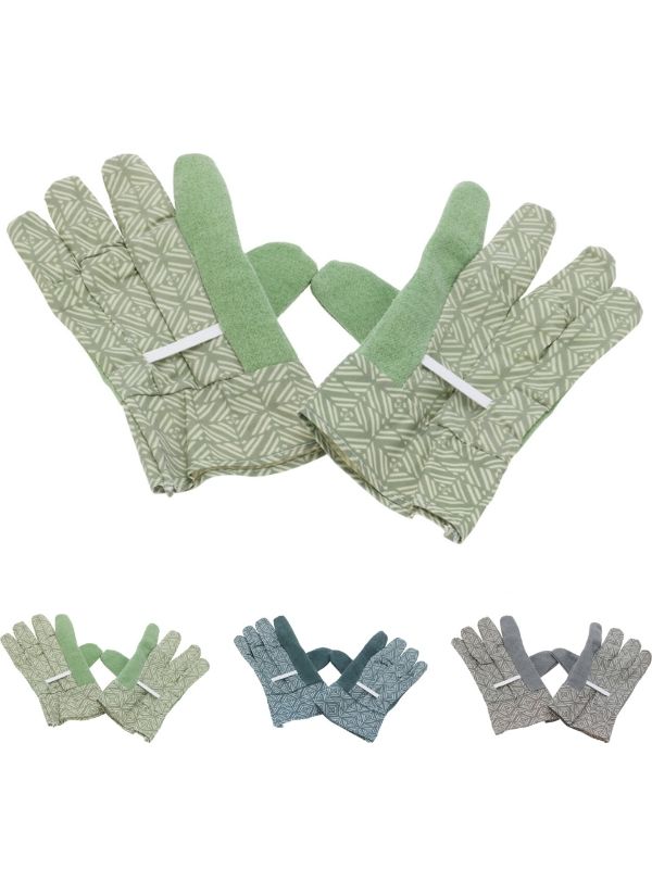 Gants de jardinage S/M/L - Assortis