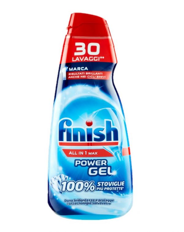 FINISH All In 1 Max Power Gel - 100% Stoviglie Più Protette 600Ml