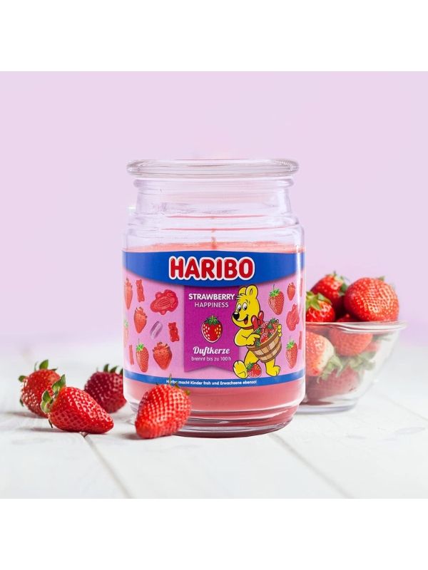 HARIBO Candela Profumata Strawberry Happiness 510G