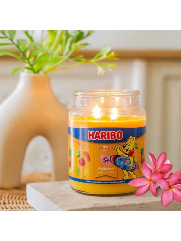 HARIBO Bougie Parfumée Tropical Fun 300G