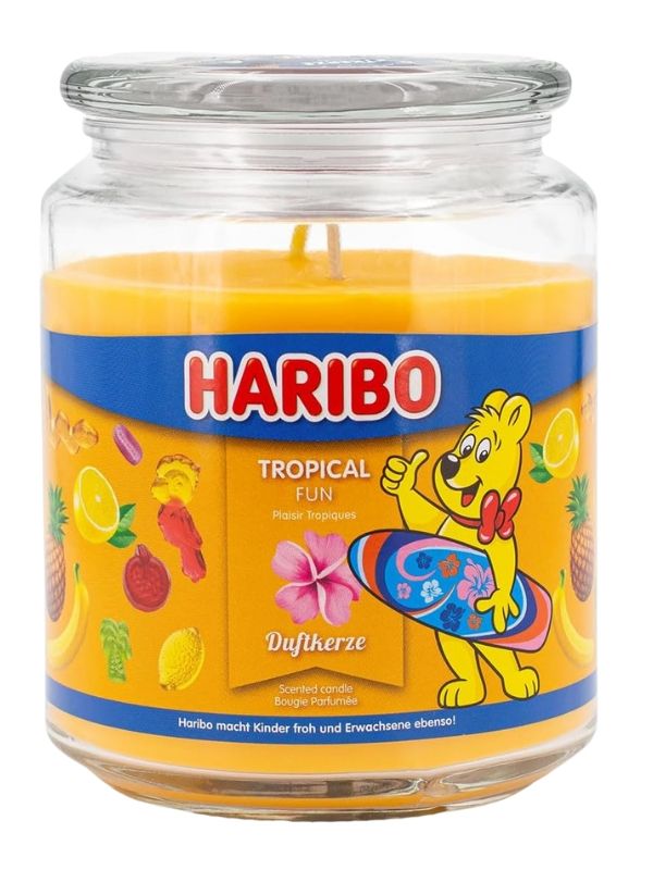 HARIBO Bougie Parfumée Tropical Fun 300G
