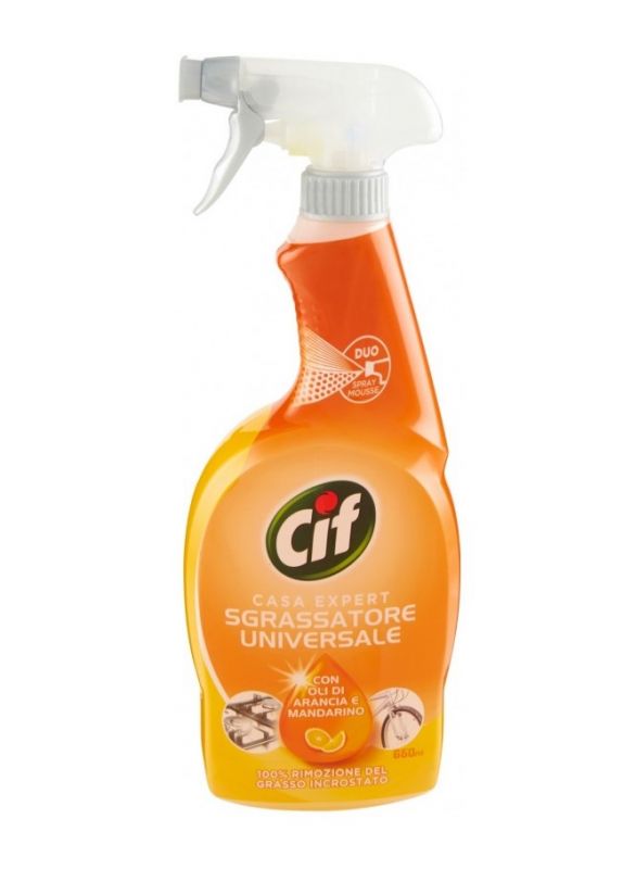 CIF Sgrassatore Universale Spray 650Ml
