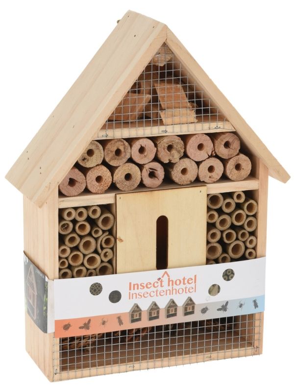 Accessorio Per Giardino Hotel Per Insetti In Legno 22x9x30cm
