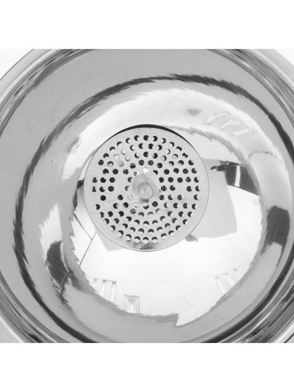 Trichter und Filter aus Edelstahl, 13 cm
