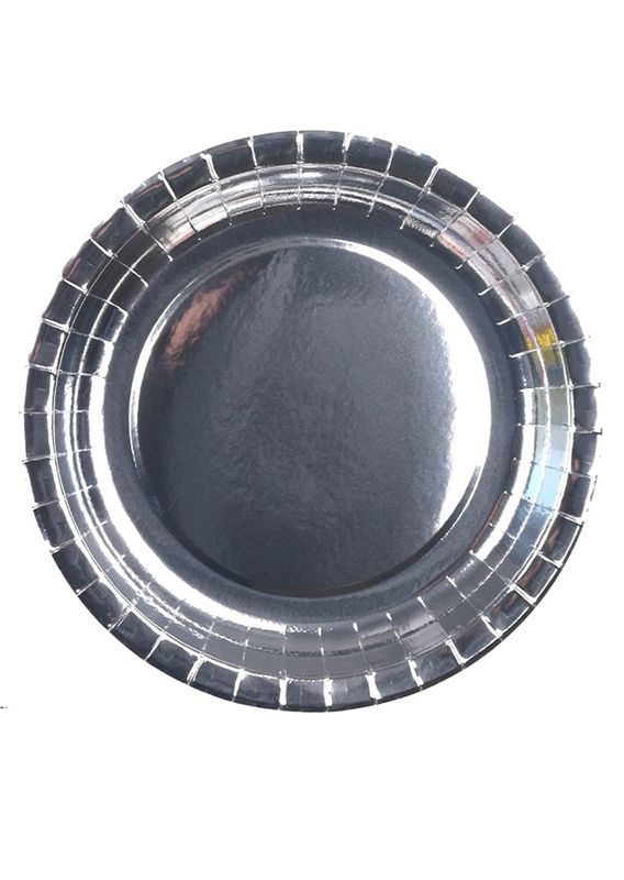 Article Party Argent Grande Assiette 23Cm