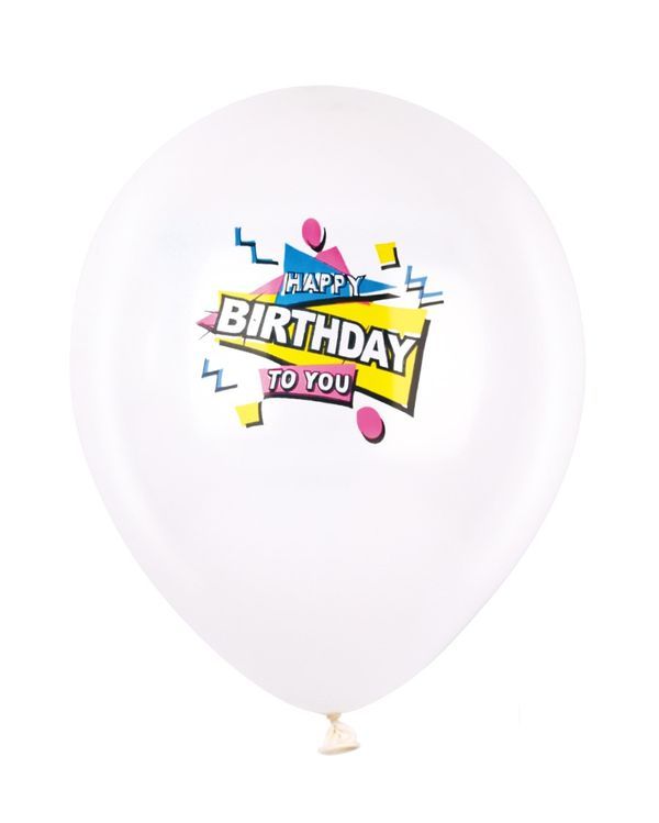 Article Party Multicolor Buon Compleanno Ballons 