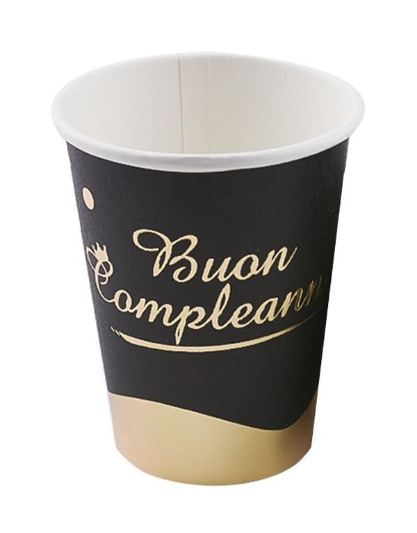 Article Party Black&Gold Verre 9Cm